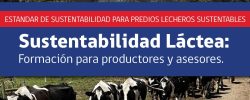 Para avanzar en sustentabilidad láctea: Ofrecen cursos libres de formación online para productores y asesores